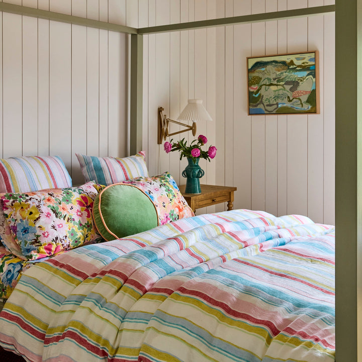 Kip & Co Bellissimo Stripe Linen European Pillowcases