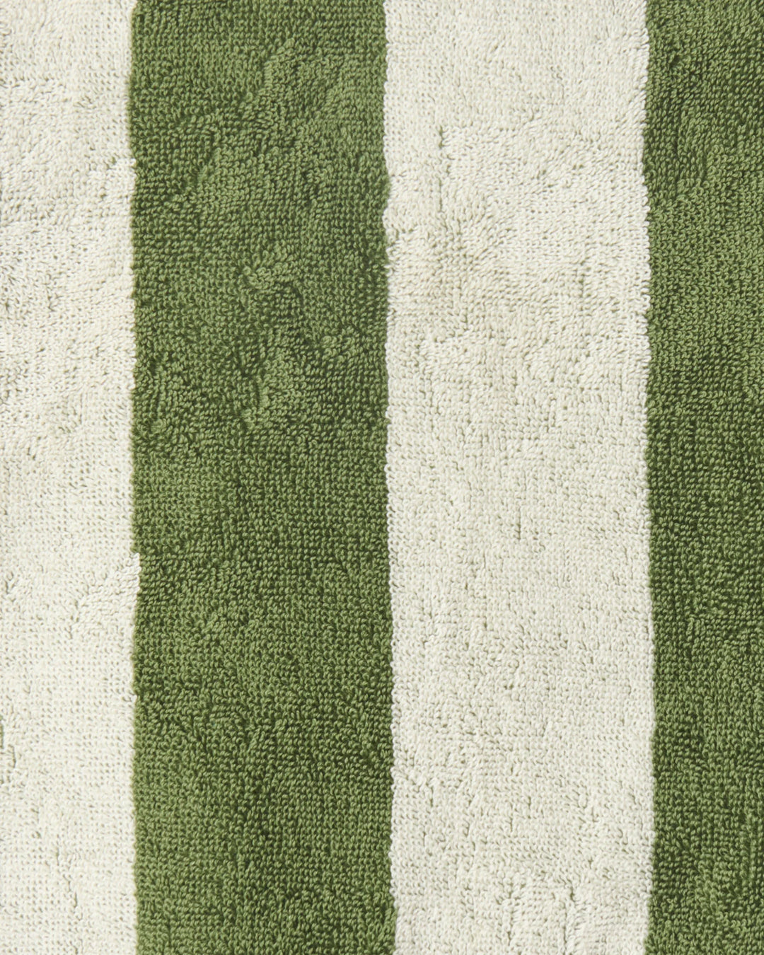 Kip & Co Moss Stripe Terry Hand Towel