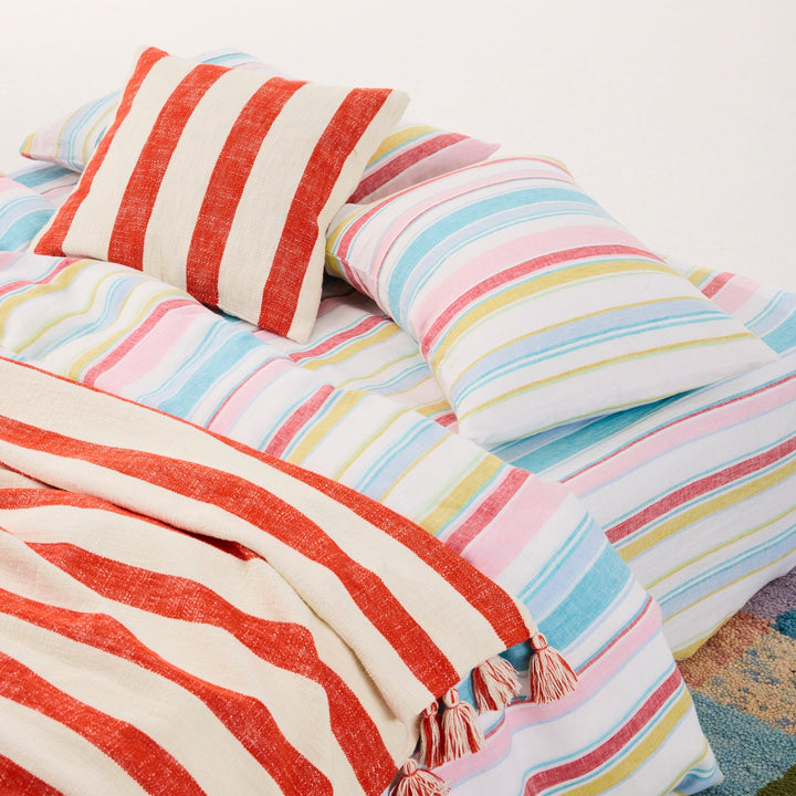 Kip & Co Bellissimo Stripe Linen Pillowcases