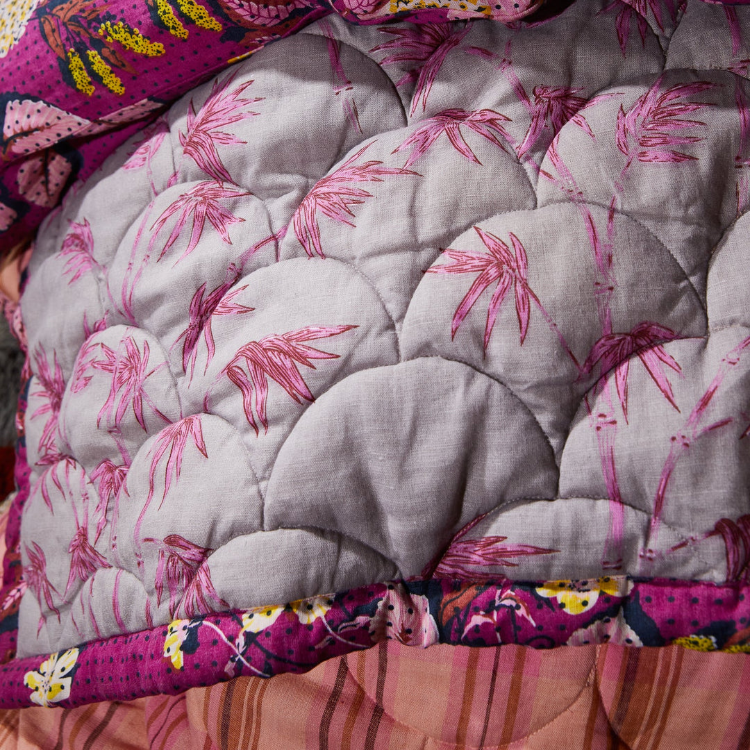 Sage x Clare Nicolette Coverlet - Poudre