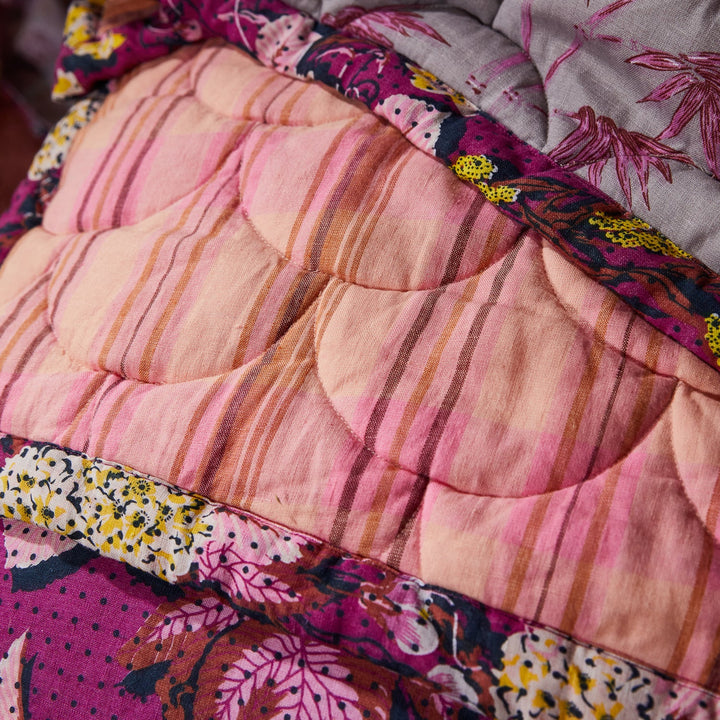 Sage x Clare Nicolette Coverlet - Poudre