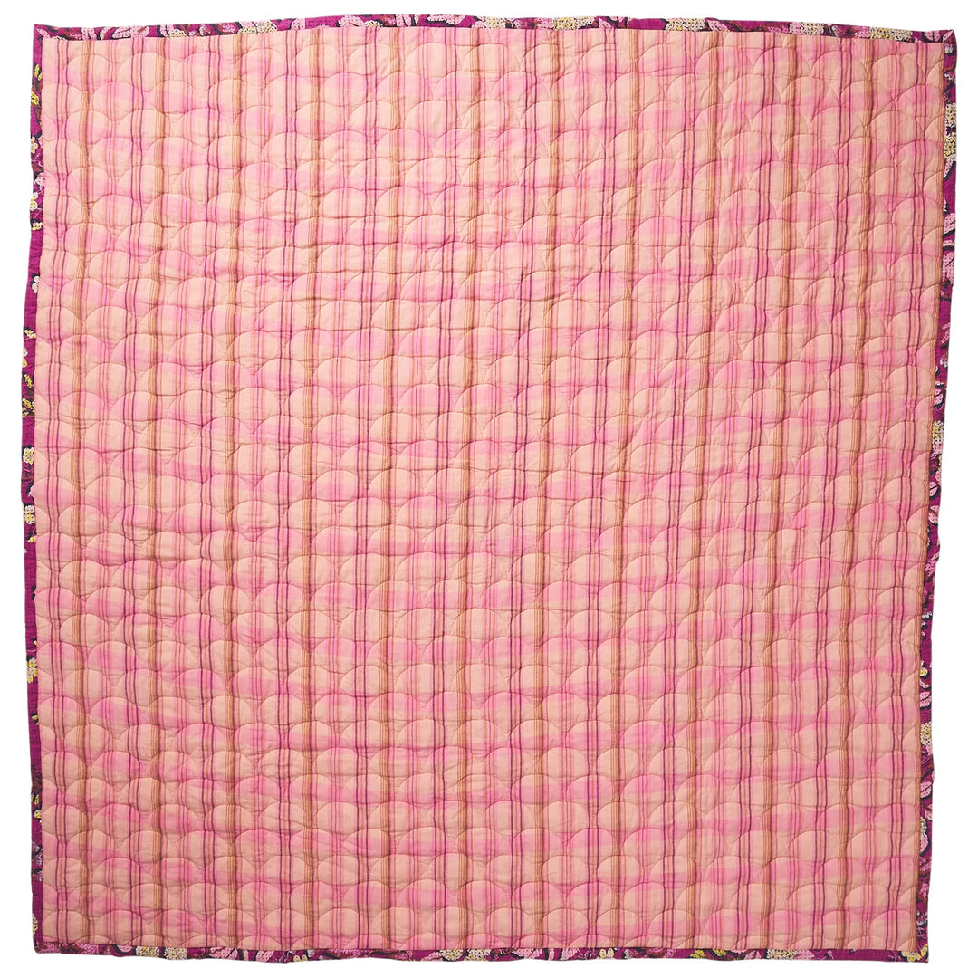 Sage x Clare Nicolette Coverlet - Poudre