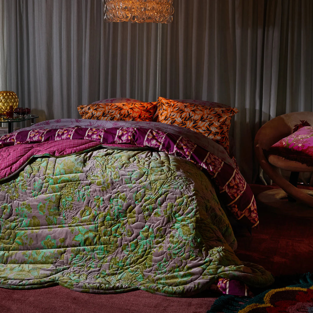Sage x Clare Valeria Scalloped Quilted Bedcover