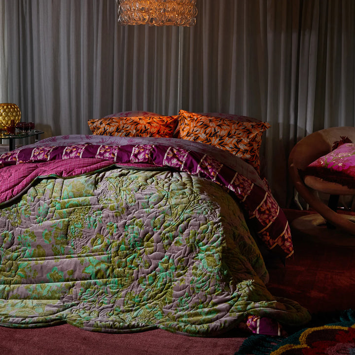Sage x Clare Valeria Scalloped Quilted Bedcover