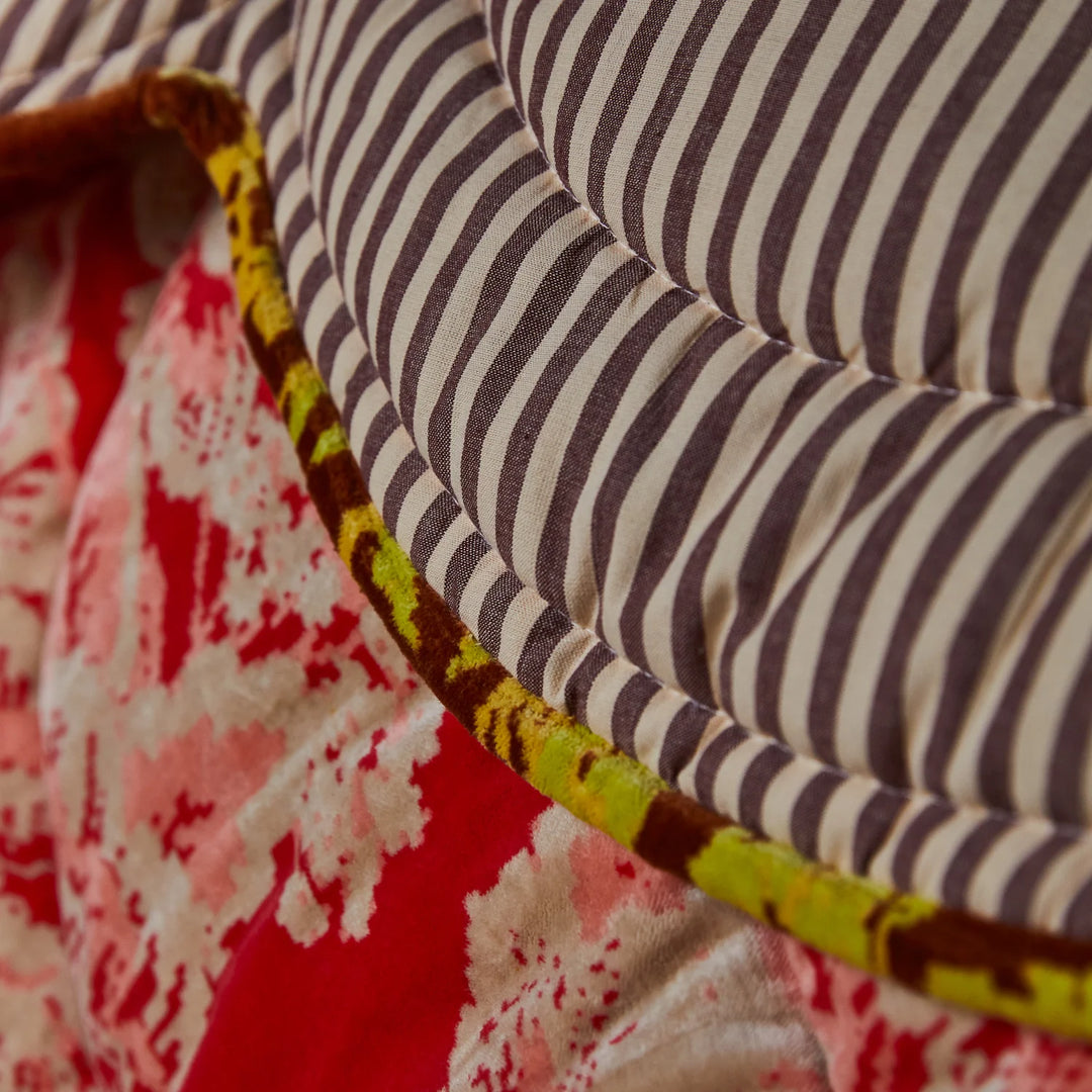Sage x Clare Hazel Scalloped Velvet Bedcover