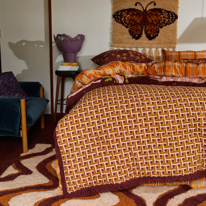 Sage x Clare Aneta Tufted Blanket