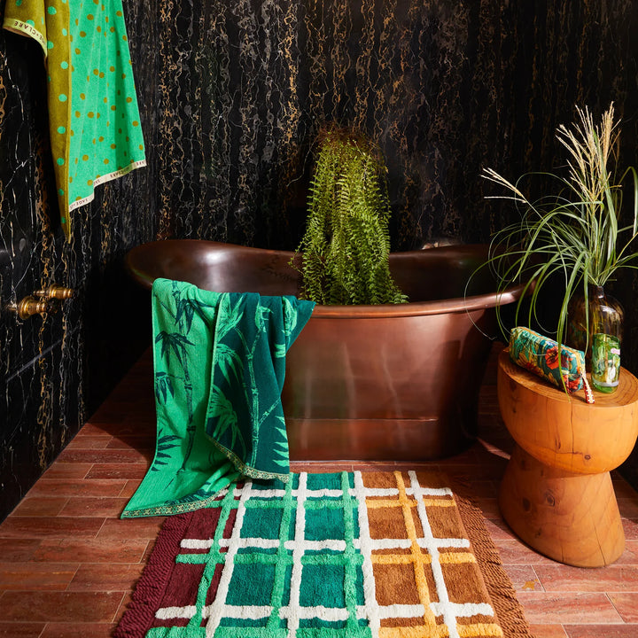 Sage x Clare Karina Bath Mat - Verdant