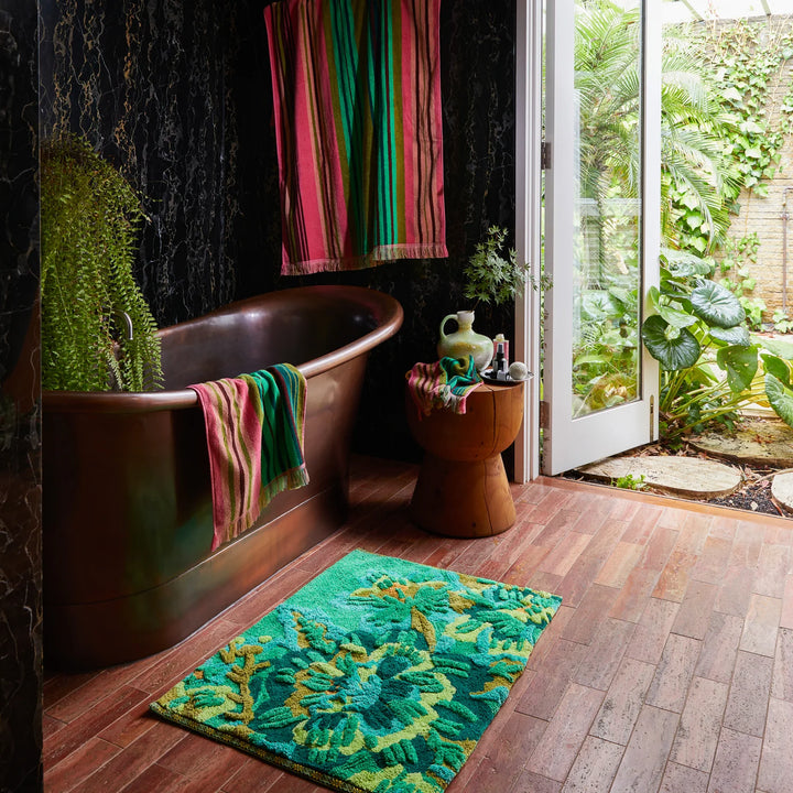 Sage x Clare Eliza Bath Mat - Spring Green
