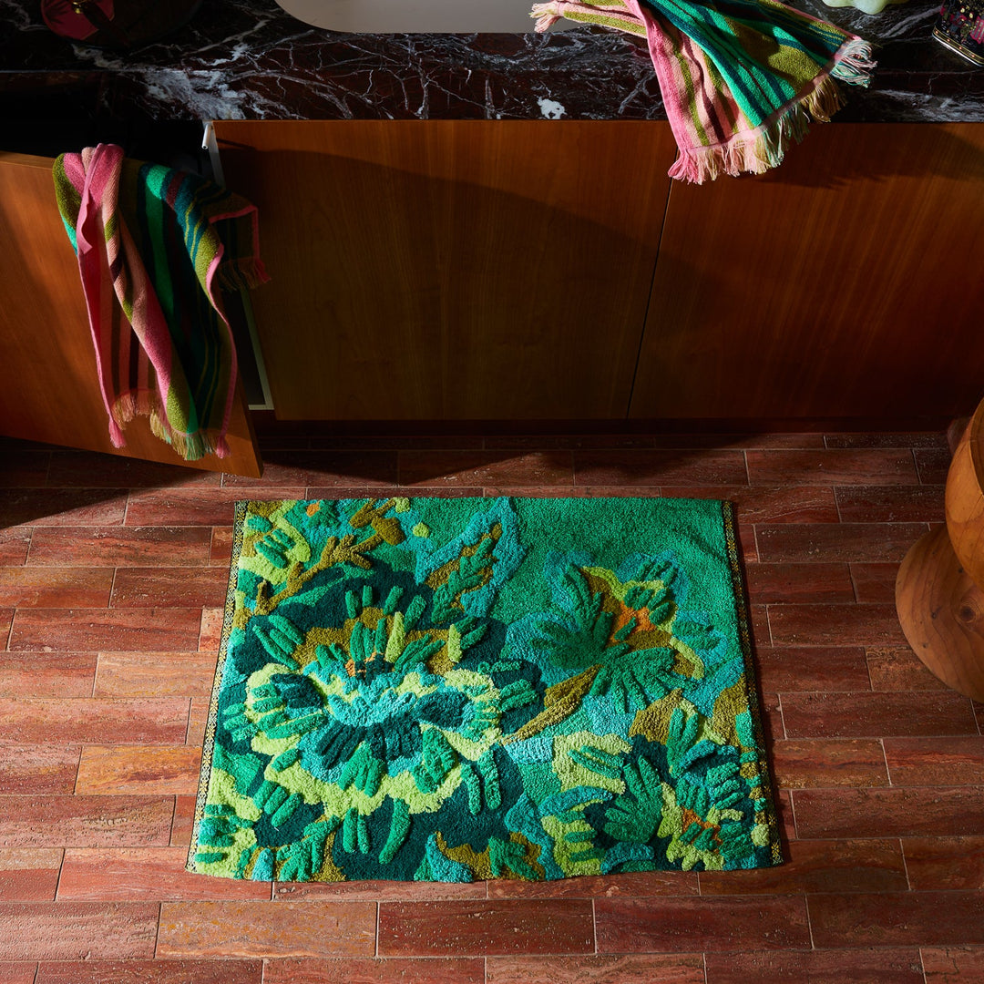 Sage x Clare Eliza Bath Mat - Spring Green