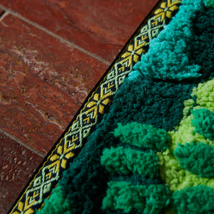 Sage x Clare Eliza Bath Mat - Spring Green