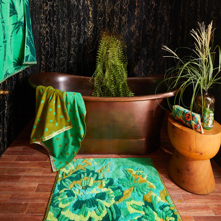 Sage x Clare Eliza Bath Mat - Spring Green