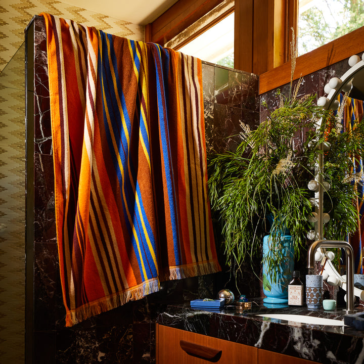 Sage x Clare Nicolette Bath Sheet - Russet