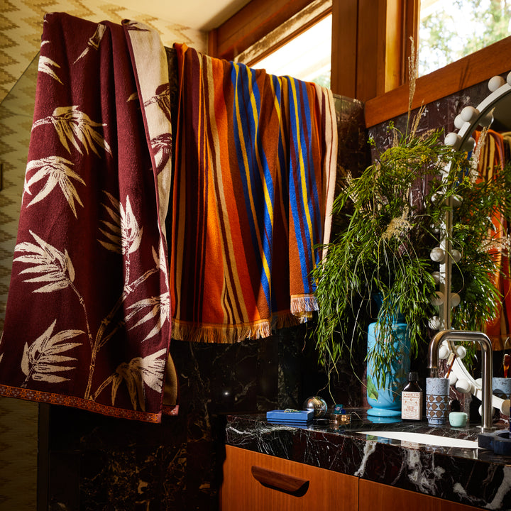 Sage x Clare Nicolette Bath Sheet - Russet