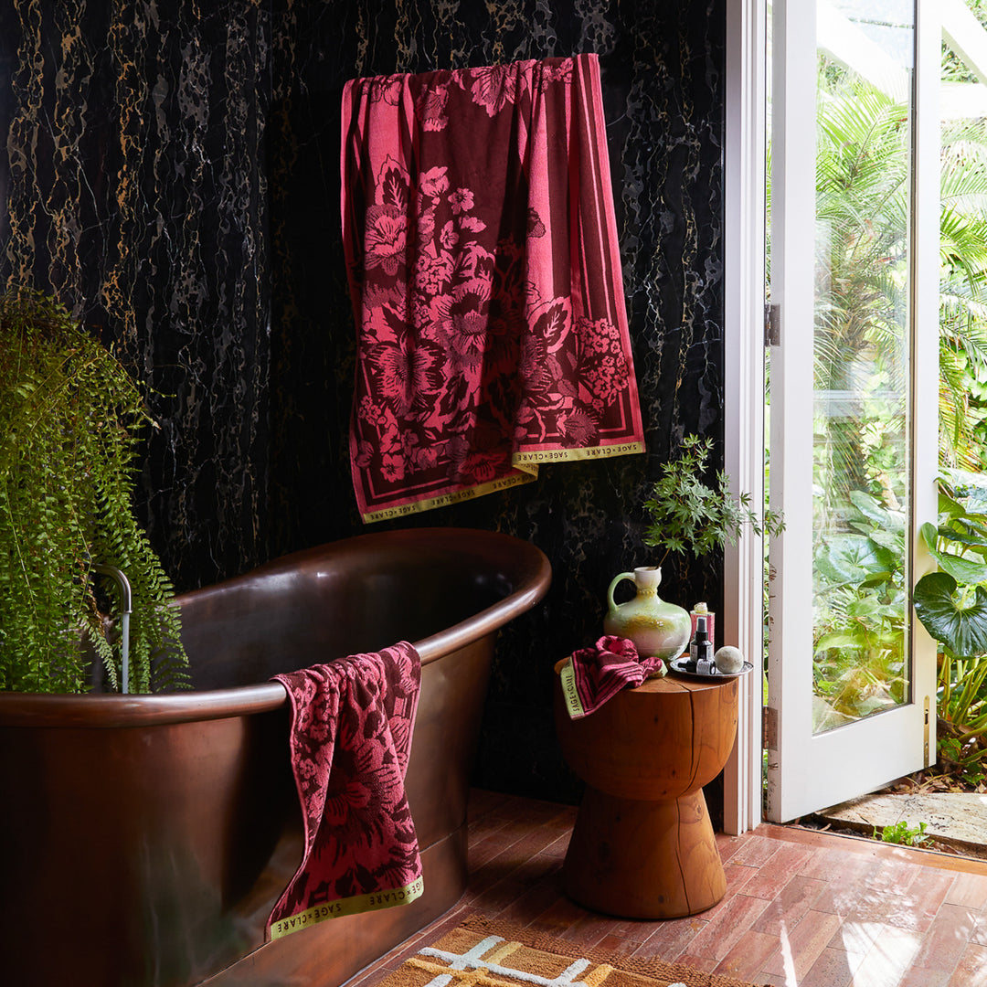 Sage x Clare Eliza Bath Sheet - Primrose