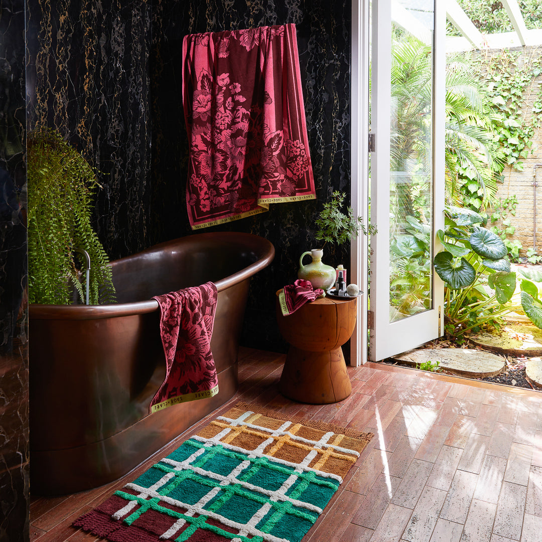 Sage x Clare Eliza Bath Sheet - Primrose