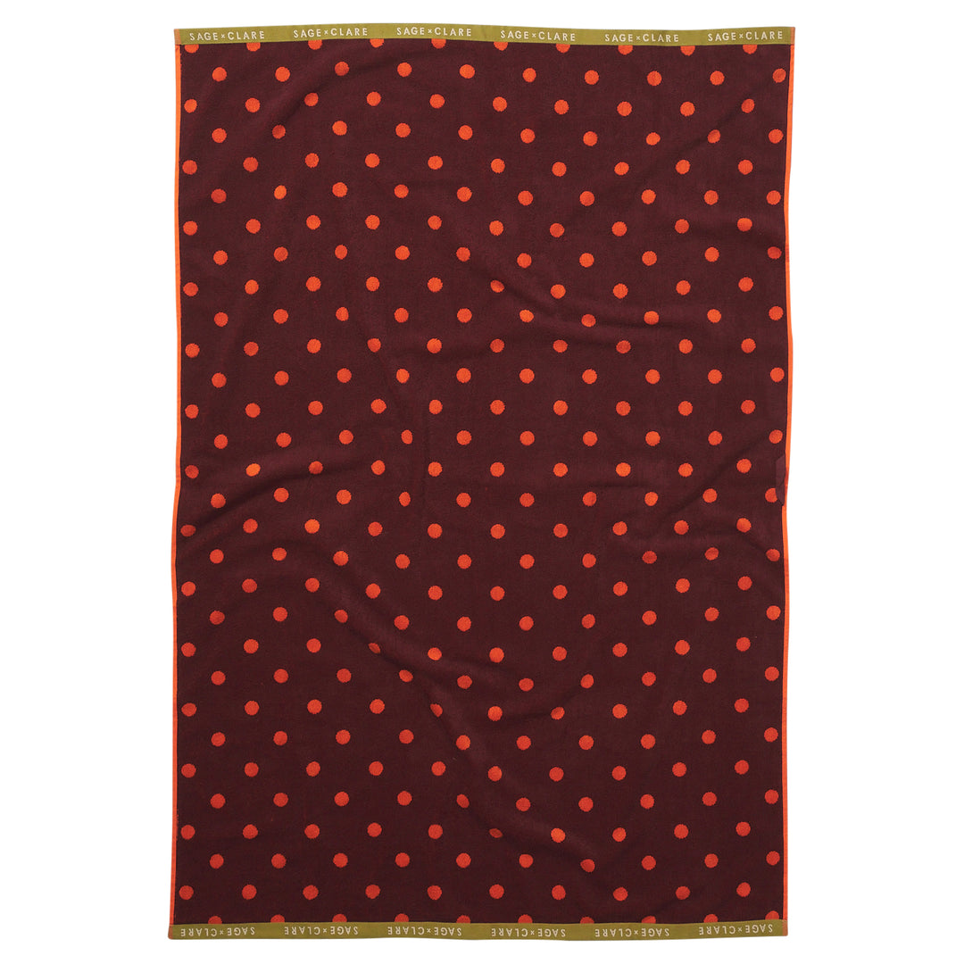 Sage x Clare Paige Bath Sheet - Orangerie