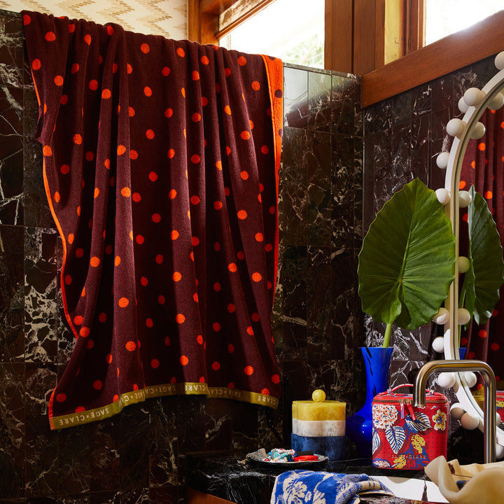 Sage x Clare Paige Bath Sheet - Orangerie
