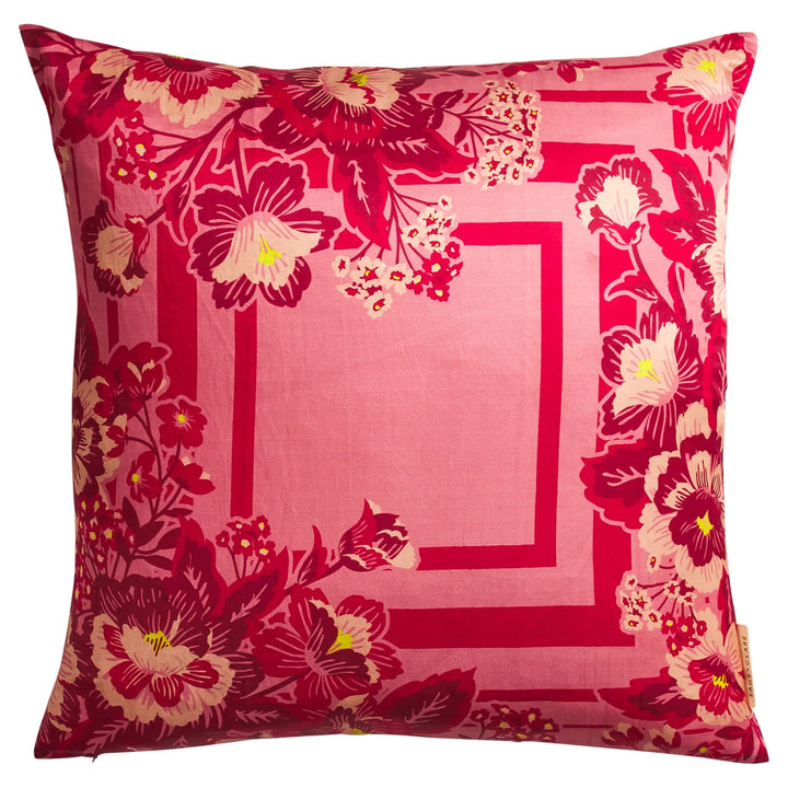 Sage x Clare Eliza Silk-Linen Cushion - Primrose