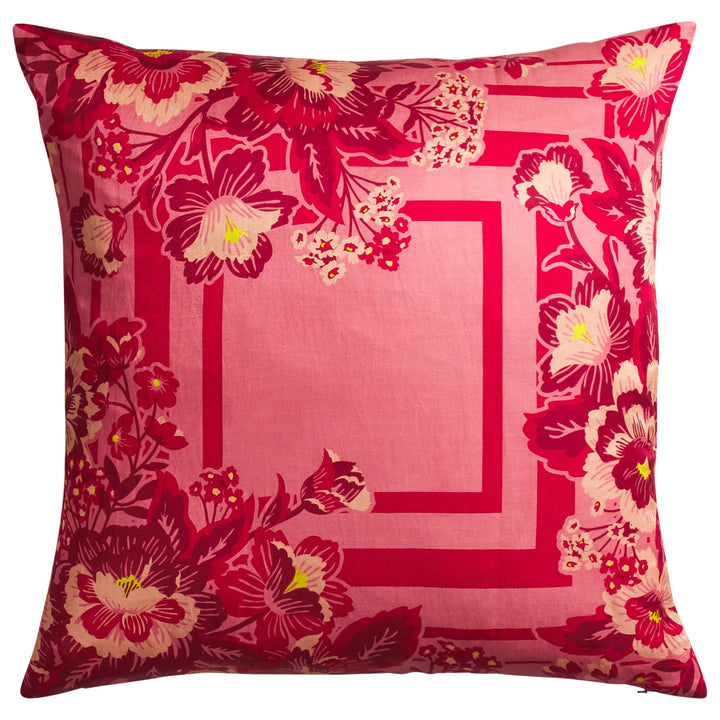 Sage x Clare Eliza Silk-Linen Cushion - Primrose