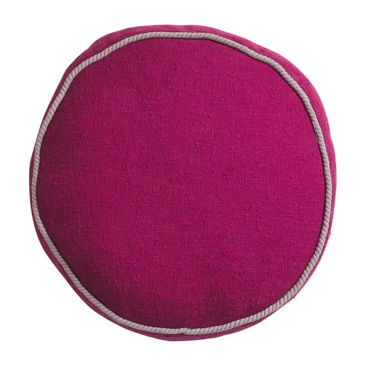 Sage x Clare Dana Round Cushion - Plumberry