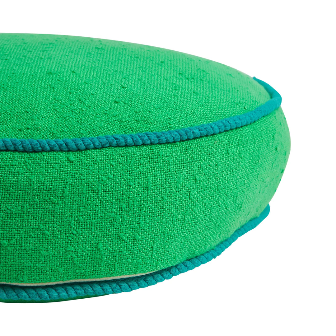Sage x Clare Dana Round Cushion - Spring Green