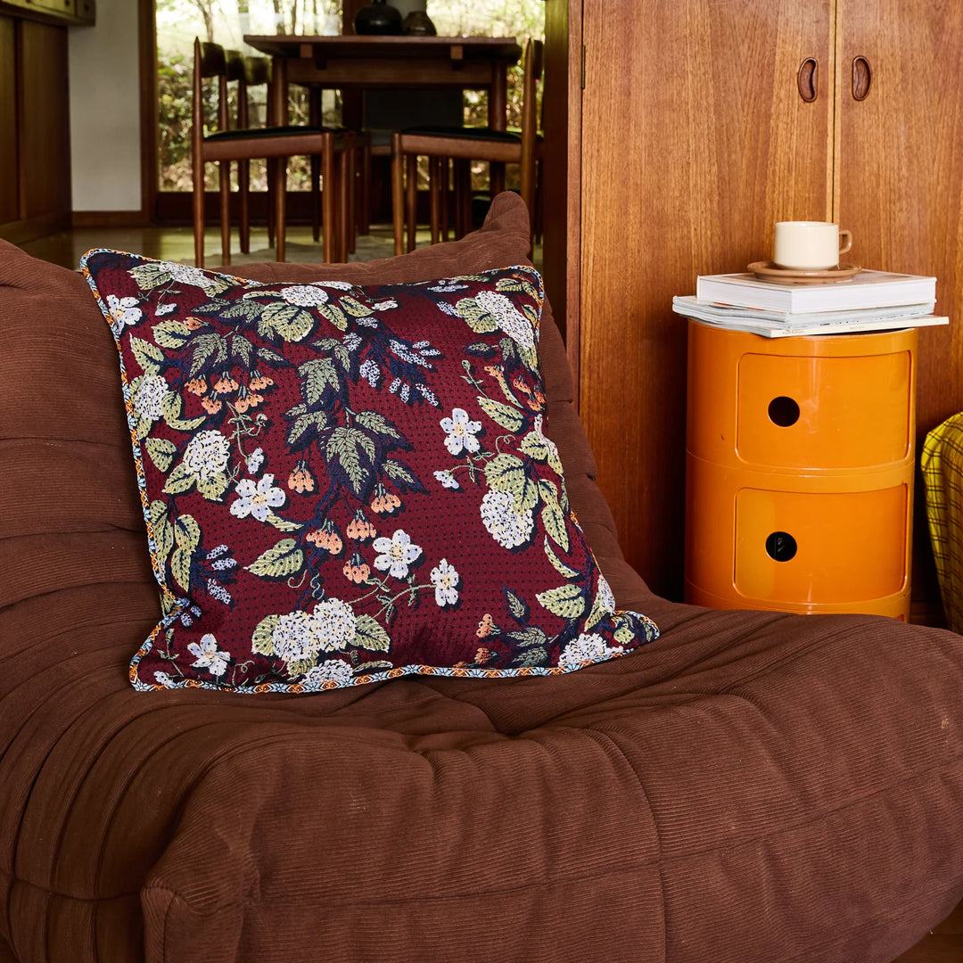 Sage x Clare Heidi Jacquard Cushion