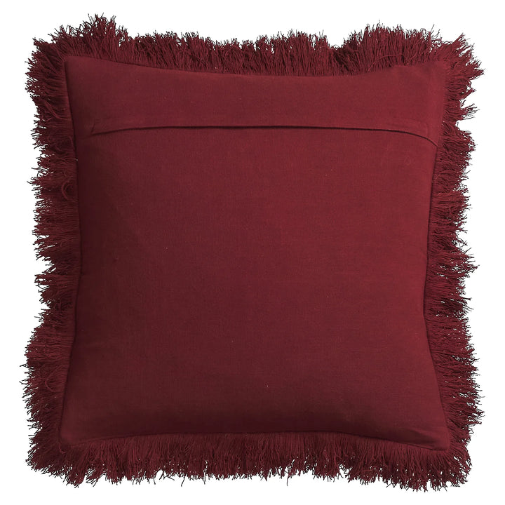 Sage x Clare Vivi Appliqué Cushion - Rosewood