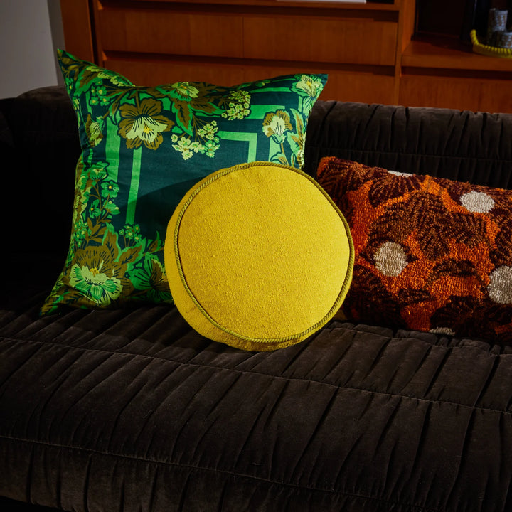 Sage x Clare Dana Round Cushion - Medallion