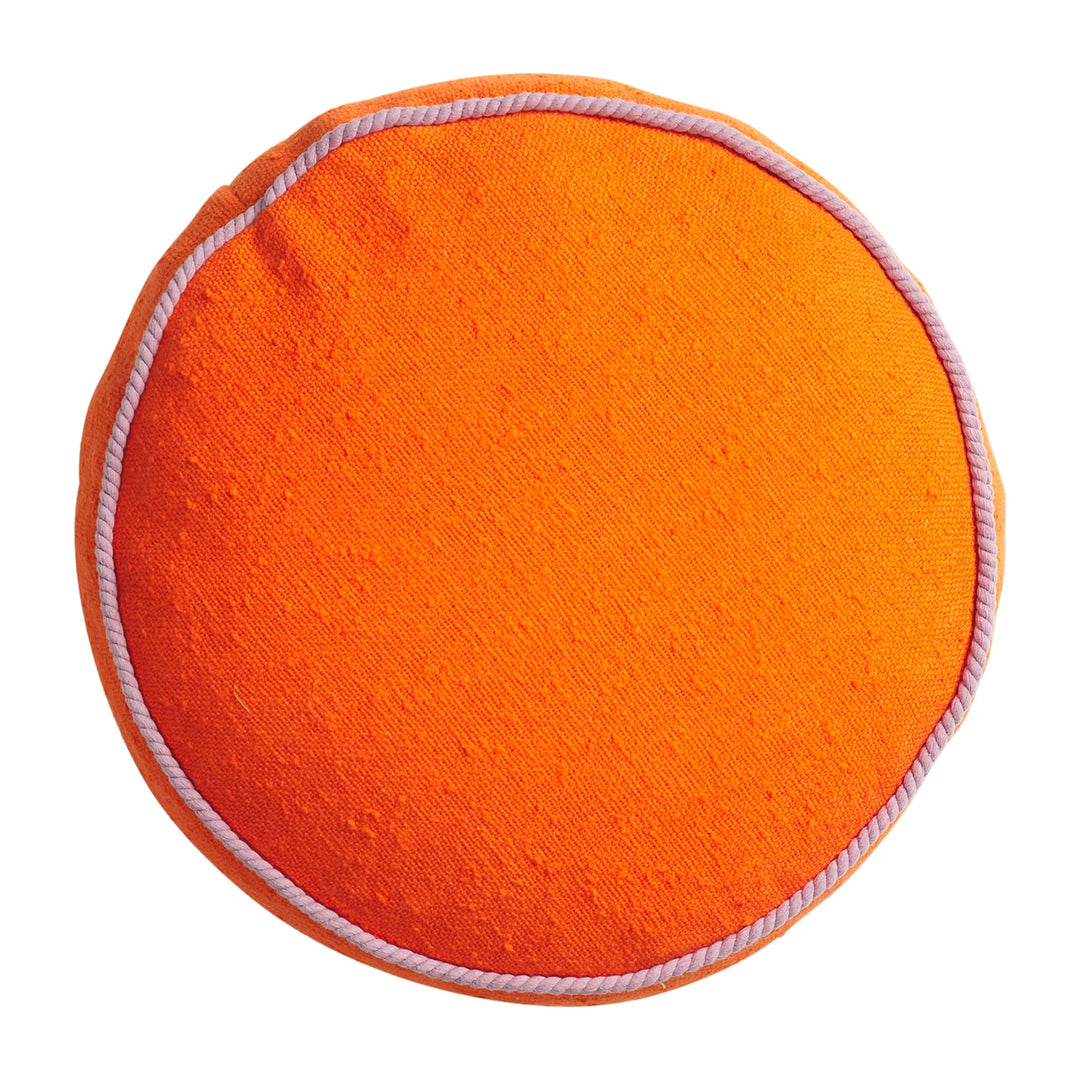 Sage x Clare Dana Round Cushion - Orangerie