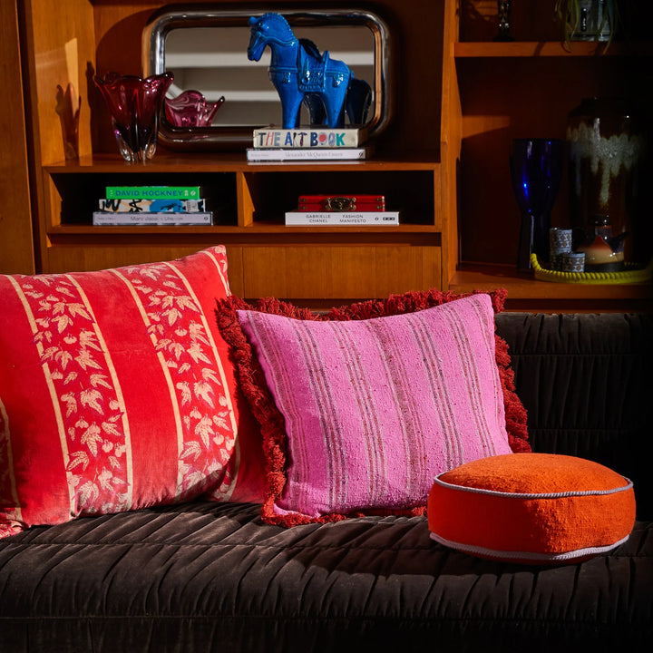 Sage x Clare Dana Round Cushion - Orangerie