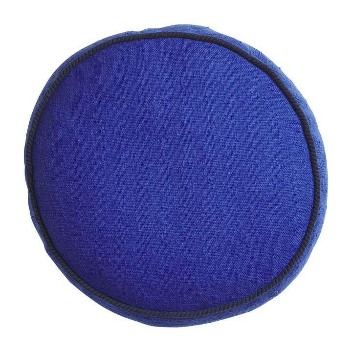 Sage x Clare Dana Round Cushion - Ultramarine