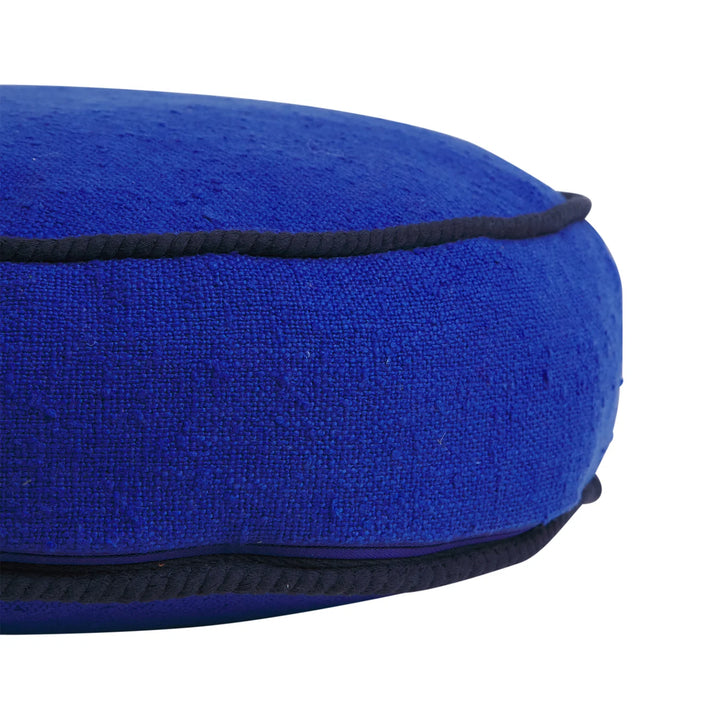 Sage x Clare Dana Round Cushion - Ultramarine