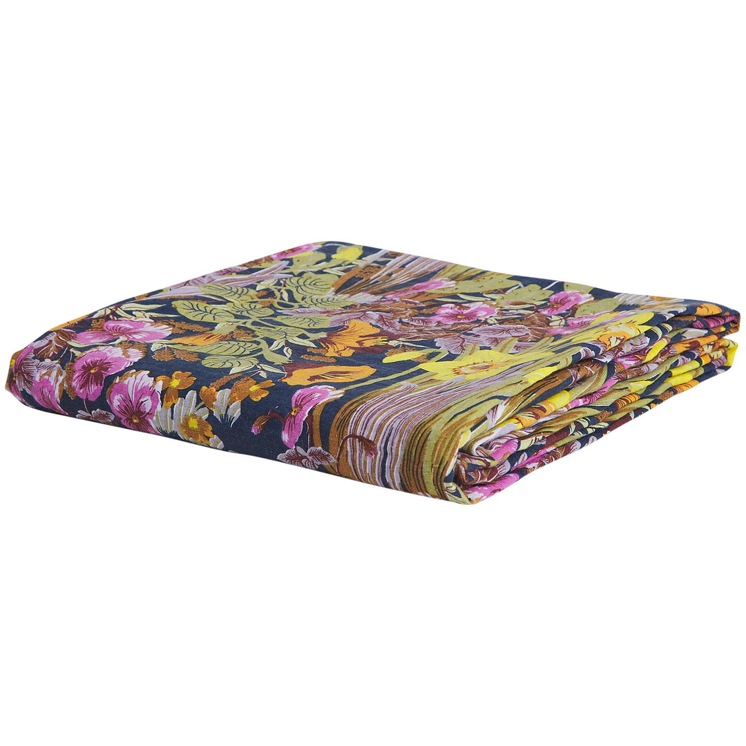 Sage x Clare Babette Linen Fitted Sheet - Ink