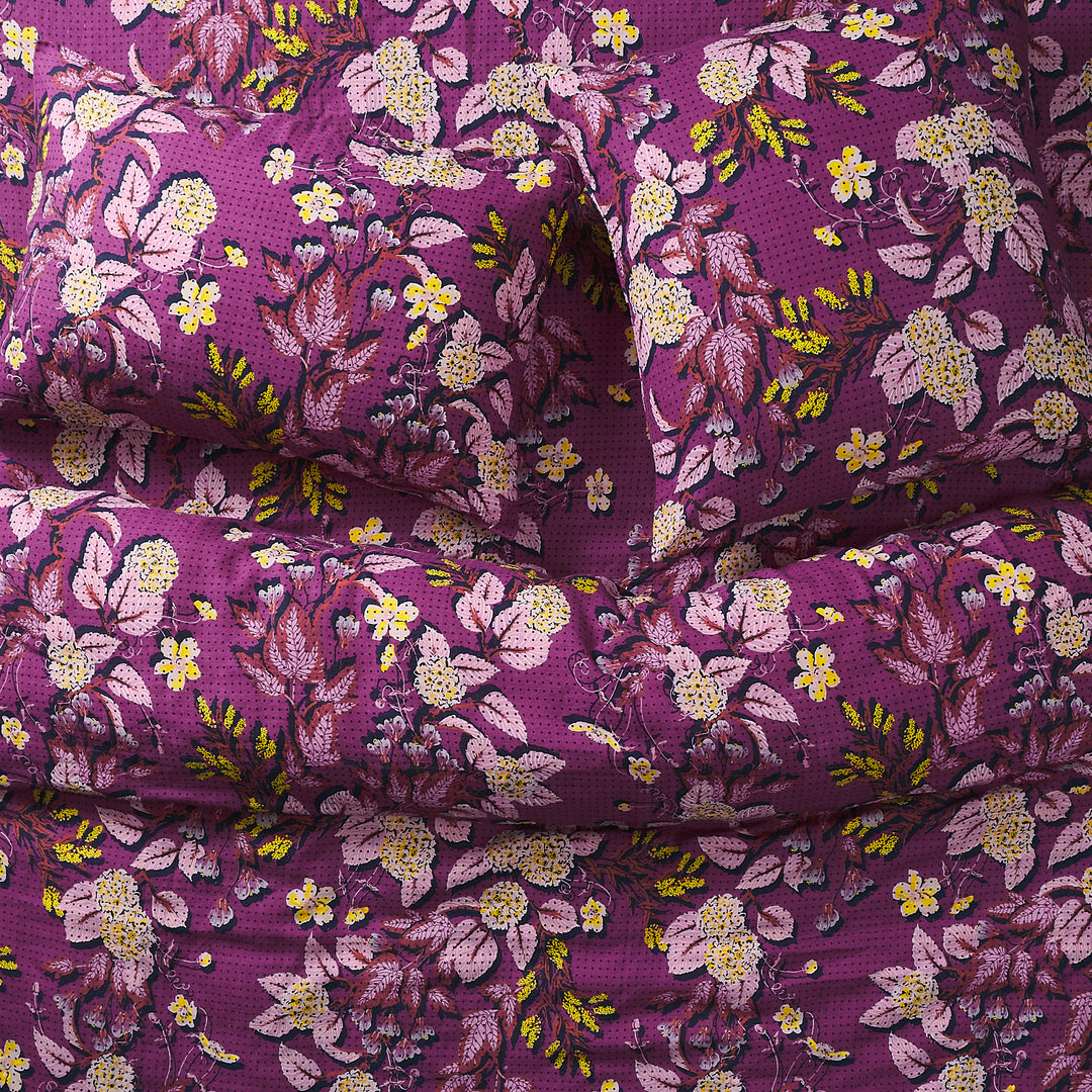 Sage x Clare Heidi Linen Fitted Sheet - Mulberry