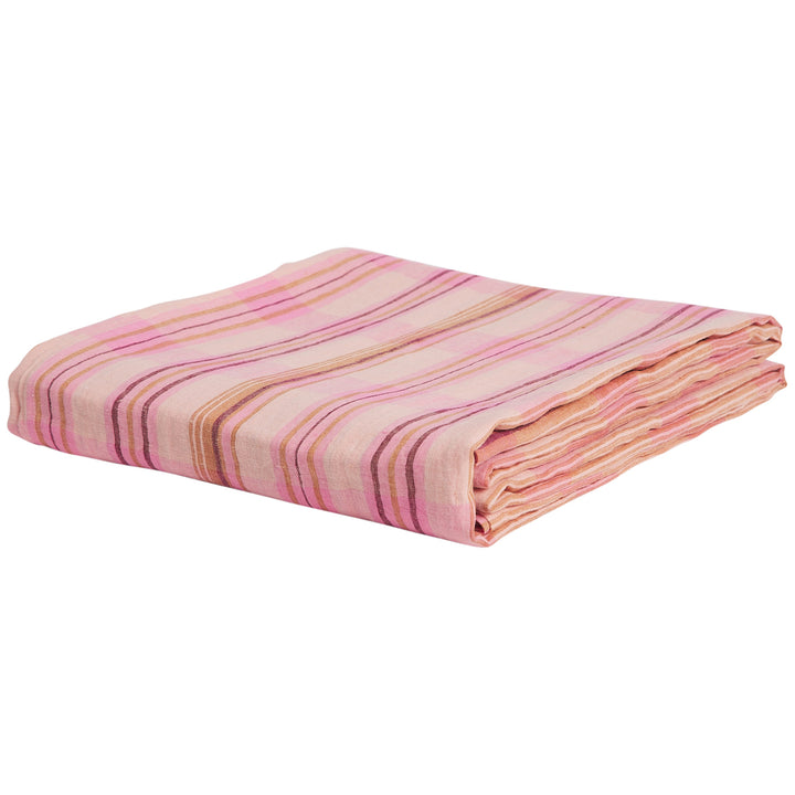 Sage x Clare Nicolette Linen Fitted Sheet - Poudre