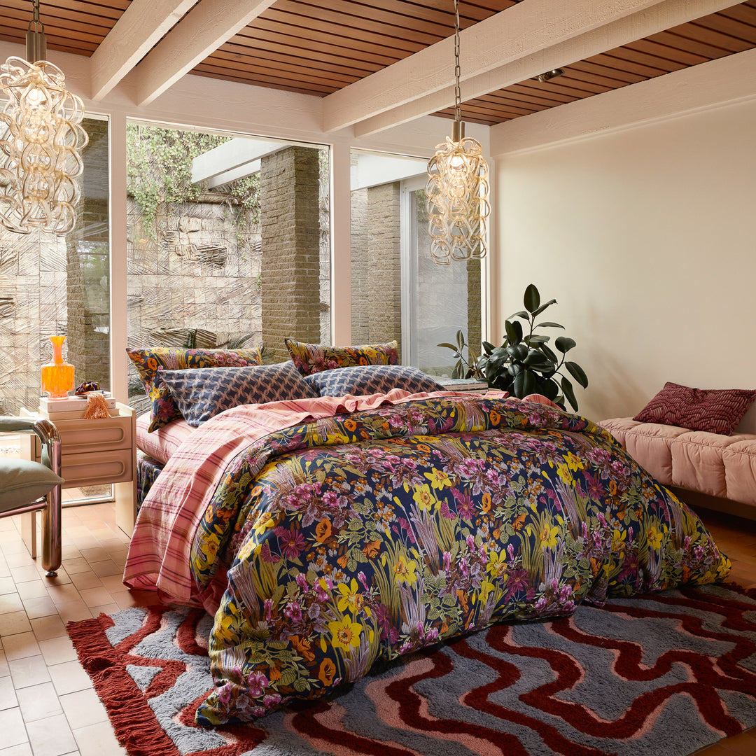 Sage x Clare Nicolette Linen Fitted Sheet - Poudre