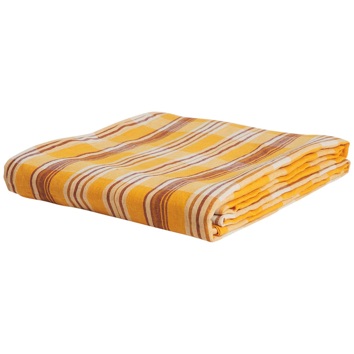 Sage x Clare Nicolette Linen Fitted Sheet - Marigold