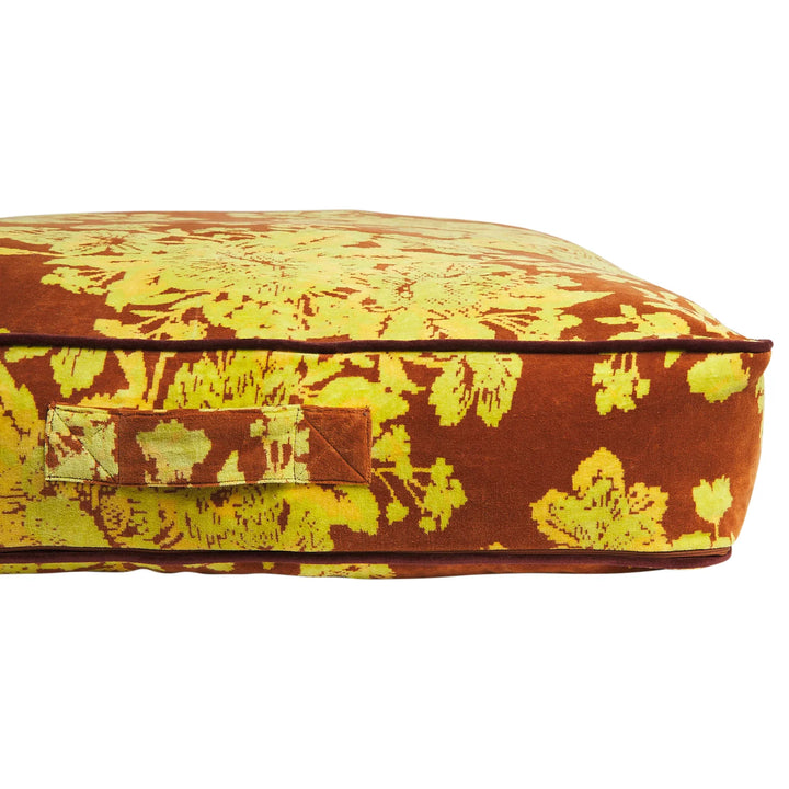 Sage x Clare Hazel Velvet Floor Cushion -  Russet