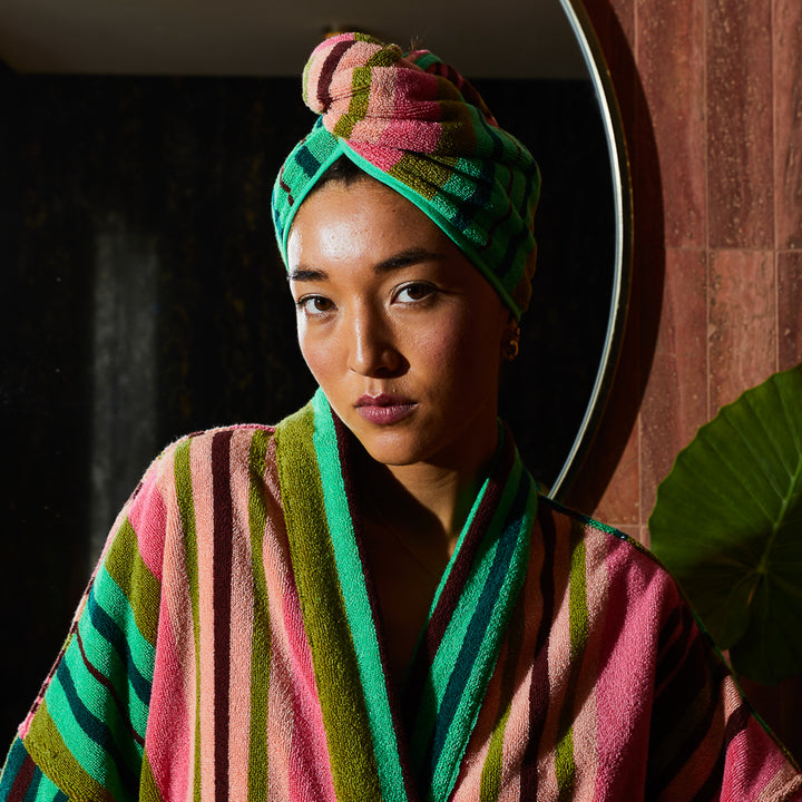 Sage x Clare Nicolette Hair Wrap - Juniper