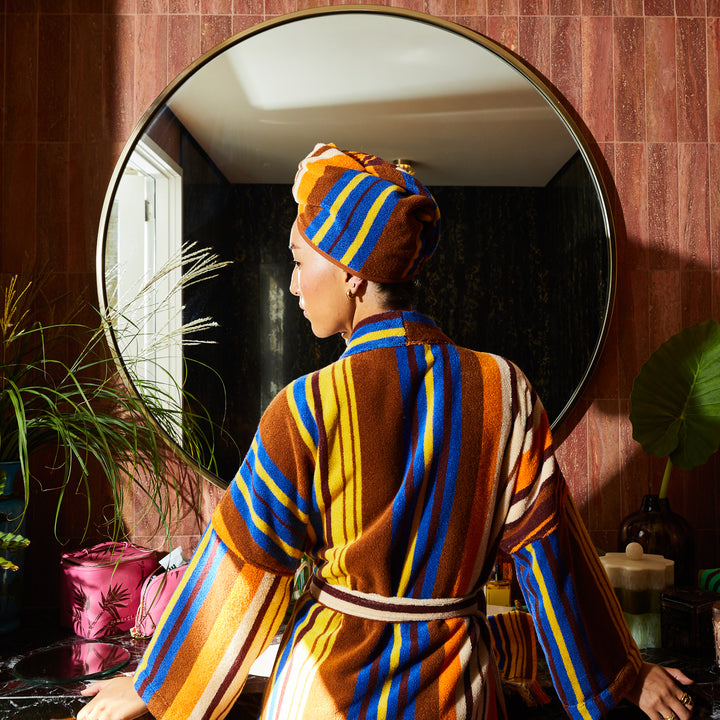 Sage x Clare Nicolette Hair Wrap - Russet