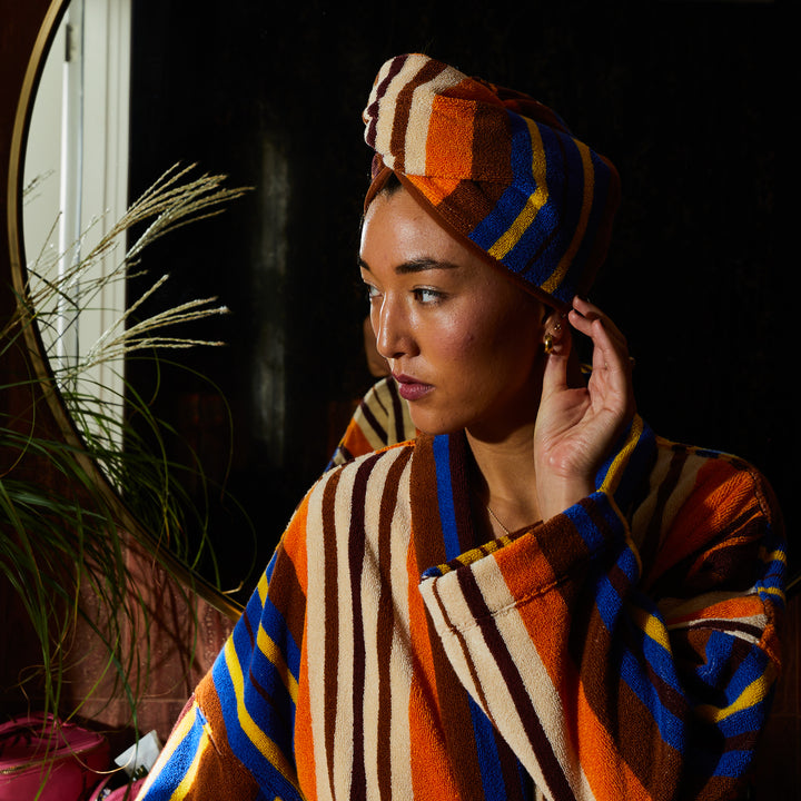 Sage x Clare Nicolette Hair Wrap - Russet