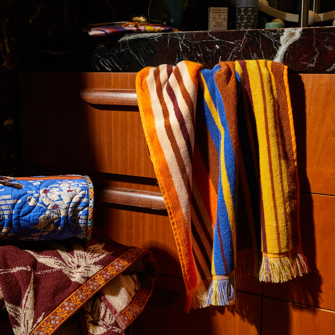 Sage x Clare Nicolette Hand Towel - Russet