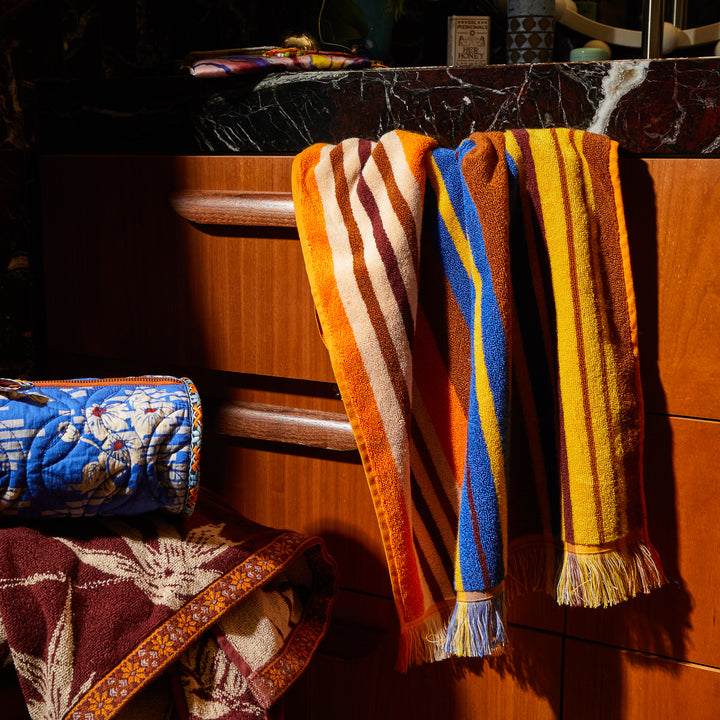 Sage x Clare Nicolette Hand Towel - Russet