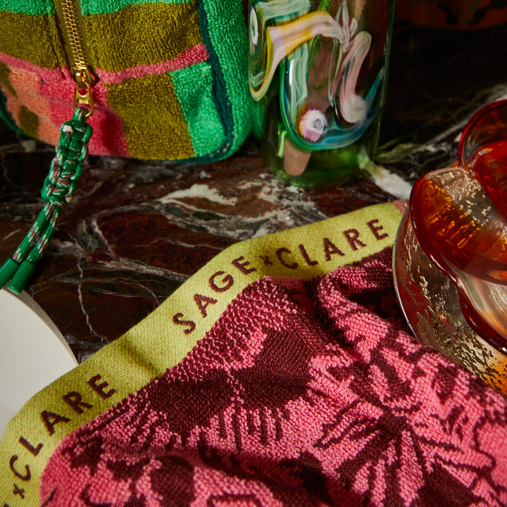 Sage x Clare Eliza Hand Towel - Primrose