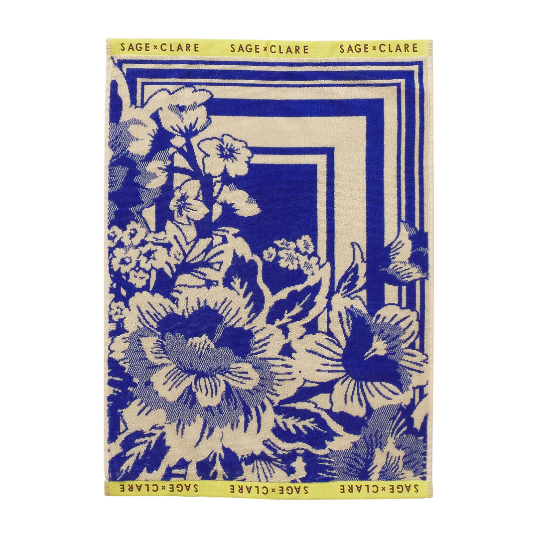 Sage x Clare Eliza Hand Towel - Ultramarine