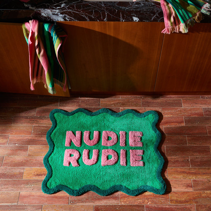 Sage x Clare Amalie Nudie Bath Mat - Spring Green