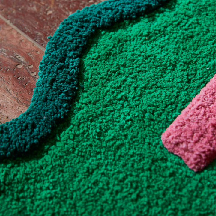 Sage x Clare Amalie Nudie Bath Mat - Spring Green