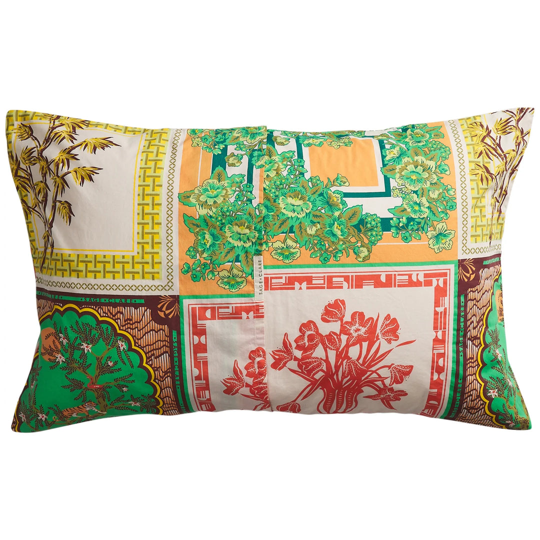Sage x Clare Freya Cotton Pillowcase Set