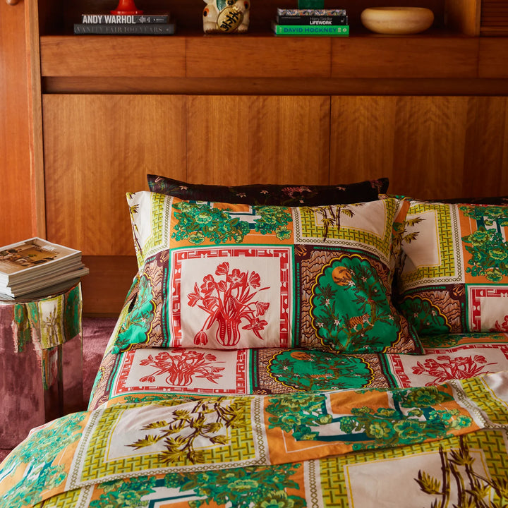 Sage x Clare Freya Cotton Fitted Sheet