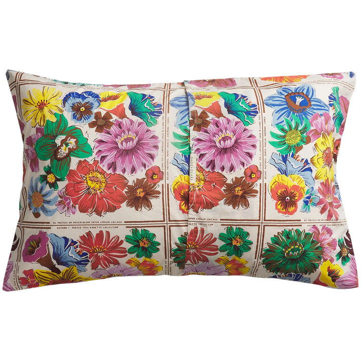 Sage x Clare Ines Cotton Pillowcase Set - Porcelain